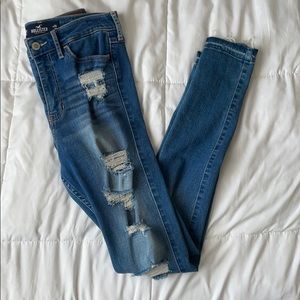 high rise jeans